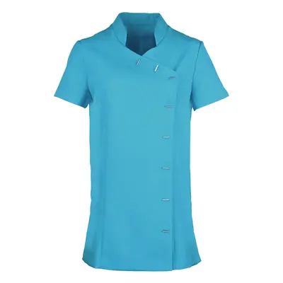 (18, Turquoise) Premier Womens/Ladies *Orchid* Tunic / Health Beauty & Spa / Workwear (Pack of 2