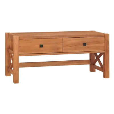 vidaXL Desk with Drawers 100x40x45 cm Recycled Teak Wood Work Console Table