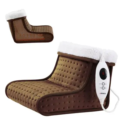 AREBOS Foot Warmer |Electric Foot Heater |Automatic Switch-Off & overheating Protection |incl. L