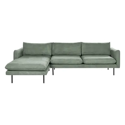 Right-Hand Corner Sofa VINTERBRO Fabric Light Green Right Hand