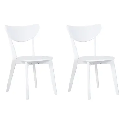 Set of Dining Chairs ROXBY White