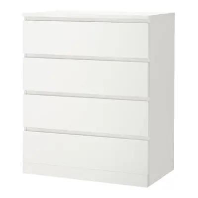 Ikea MALM Chest of drawers, white 80x100 cm