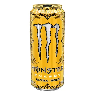 (Pack Of 24) Monster Energy Ultra Gold zero sugar 500ml