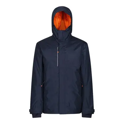 (XL, Navy/Magma Orange) Regatta Mens Thermogen Powercell Jacket