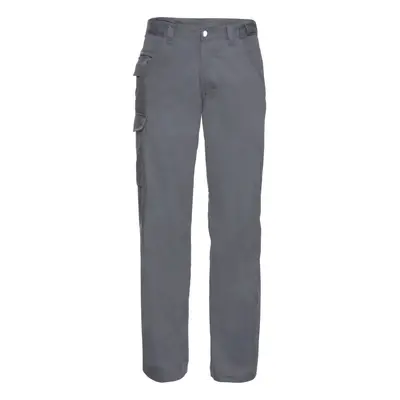 (40R, Convoy Grey) Russell Mens Polycotton Work Trousers