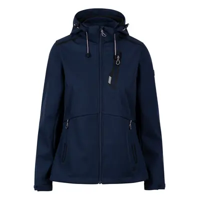 (16, Navy) Trespass Womens Jacket With Zip Off Hood Neman