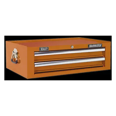 Mid-Box Drawer with Ball-Bearing Slides - Orange