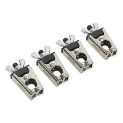 4 Piece Micro Welding Clamp Set - Body Panel Positioning - 7mm Jaw Capacity