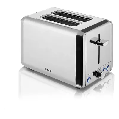 Swan Slice Toaster Polished Stainless Steel W Stainless Steel