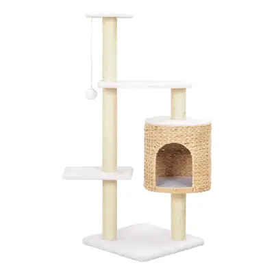 vidaXL Cat Tree with Sisal Scratching Post Seagrass Kitty Play Centre Tower