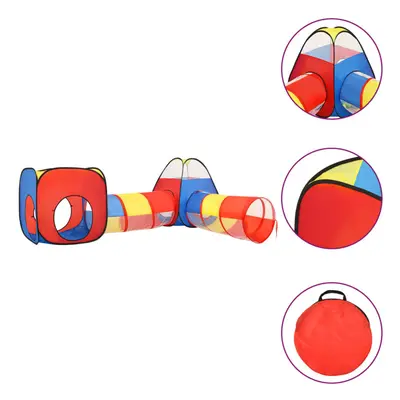 (80 x x cm (L x W x H)) vidaXL Children Play Tent Outdoor Play House Game Tent Ball Pit Red/Yell