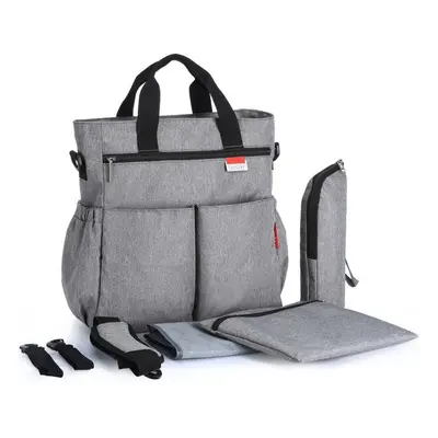 (Grey) Baby Diaper Bag With adjustable straps