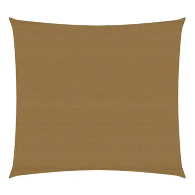 vidaXL Sunshade Sail g/mÂ² Taupe 4x4 m HDPE Balcony Patio Sunscreen Canopy