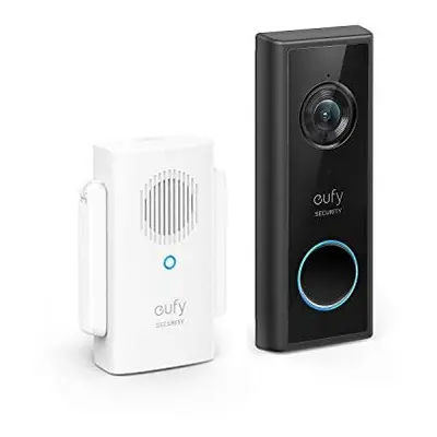 eufy Security Video Doorbell Wireless Battery Kit with Chime, Wi-Fi Connectivity, 1080p Resoluti