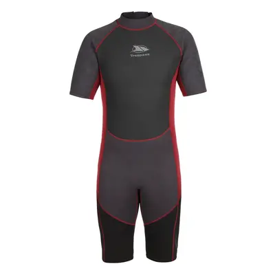 (S, Black) Trespass Mens Wetsuit Short 3mm Back Zipper Argon