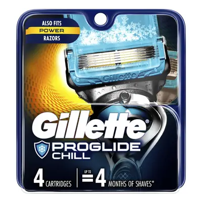 Gillette ProGlide Chill MenÃ¢ÂÂs Razor Blades, Blade Refills