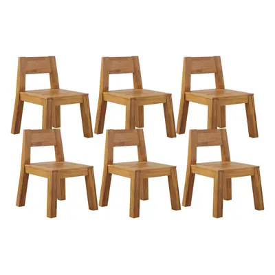 Set of Garden Chairs LIVORNO Acacia Wood Light Wood