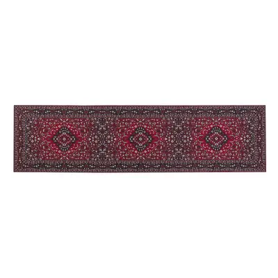 Runner Rug x cm Red VADKADAM