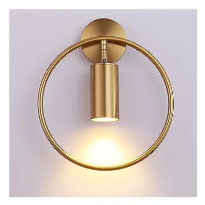 Wireless Wall Sconces Light,ndoor Battery Sconce Metal Circular Gold Led Wall Lights Fixture Wal