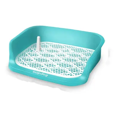 (Light Blue) Pet Loo Portable Outdoor or Indoor Dog Toliet Alternative to Puppy Pads for Small, 