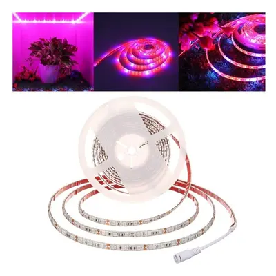 (EU Plug) 5M SMD5050 Waterproof Full Spectrum LED Plant Grow Strip Light for Greenhouse Aquarium