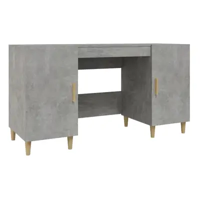 (Concrete grey) vidaXL Desk Engineered Wood Office Computer Study Writing Desk Multi Colours