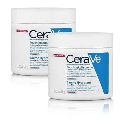 CeraVe Moisturising Cream for Body and Face, Cream for Dry to Very Dry Skin with Hyaluronic Acid