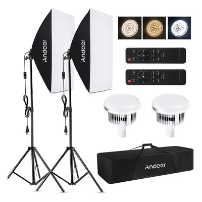 (EU Plug) Studio Photography Light kit Softbox Lighting Set