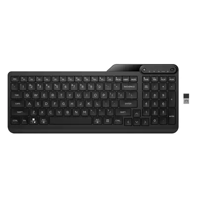 HP - Keyboard - dual-mode, multi-device, compact, 2-zone layout, low profile key travel, program