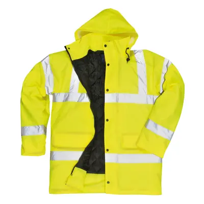 (XL, yellow) Portwest Hi-Vis Traffic Jacket (S460) / Workwear / Safetywear (Pack of 2)