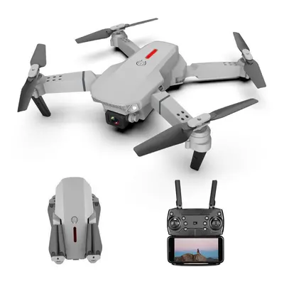 (White, 4K Camera) WiFi FPV 4K Camera Drone Headless Mode Dual