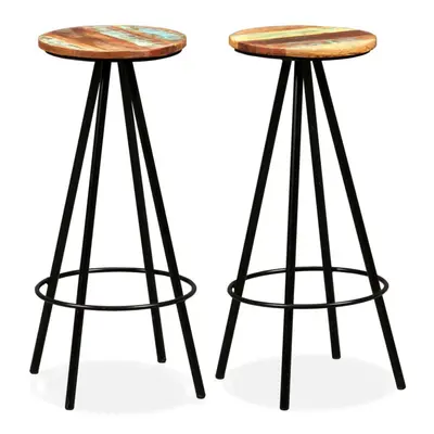 (2 pcs) vidaXL Bar Stools Breakfast Kitchen Dining Room Counter Chair Bistro Chair