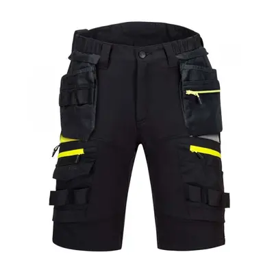 (32R, Black) Portwest Mens Detachable Holster Pocket Shorts