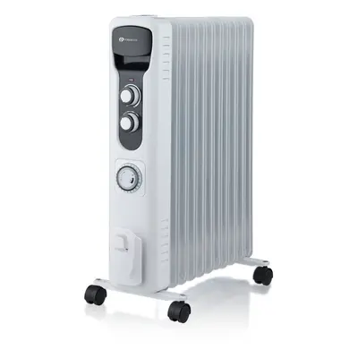 PureMateÂ® 2500W Oil Filled Radiator, Fins - Heater Thermostat