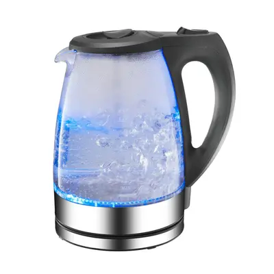 1.7L Glass Electric Kettle AU Plug 1500W Anti-drying Automatic Shutdown Boiling with Blue LED Li