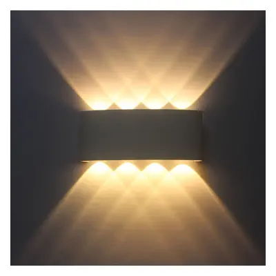 (White, 8W) Modern Wall Sconce Lights