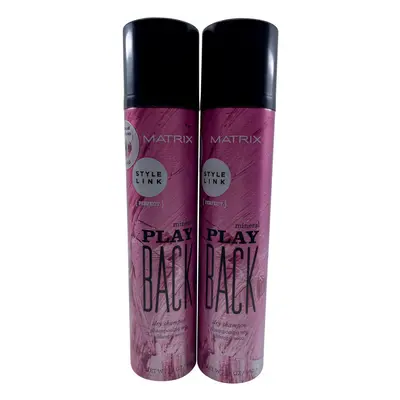 Matrix Style Link Play Back Mineral Dry Shampoo 3.4 OZ Set of