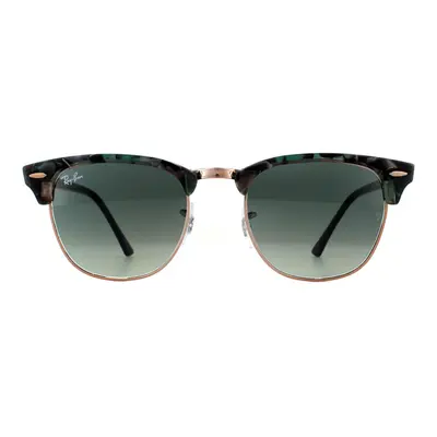 Ray-Ban Sunglasses Clubmaster 125571 Spotted Grey Green Dark Grey Gradient