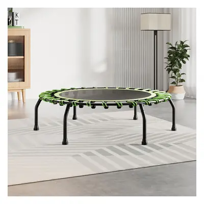 (Black&Green) 40in Bungee Cords Round Trampoline