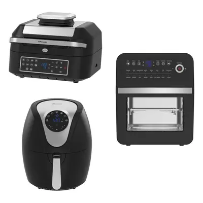 Emtronics Air Fryer Set - 6.3L, 4.5L & 12L Kitchen Set