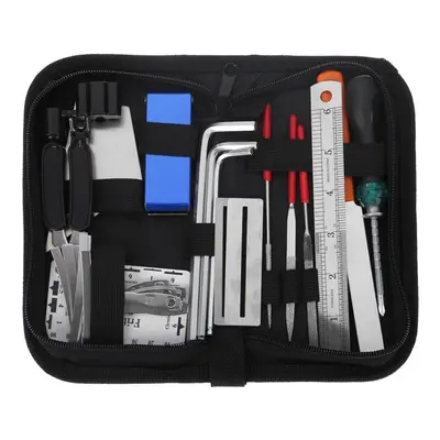 25Pcs Guitar Maintenance Repair Tools Full Set Tool Kit Pliers with Bag Luthier