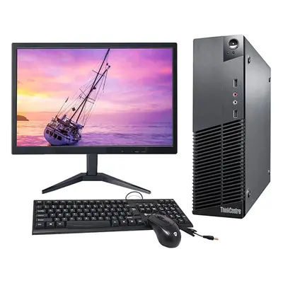 FCS Complete set of 21.5in Monitor & LENOVO Intel Core i5-3470 SFF PC, 8GB RAM, 500GB HDD, Wi-Fi