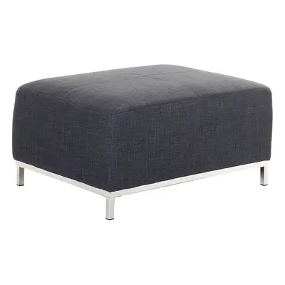 Ottoman OSLO Fabric Dark Grey