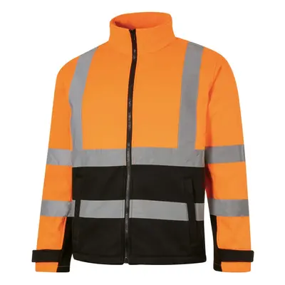 Hi-Vis Orange/Black Softshell Jacket (EN20471) (3XL)