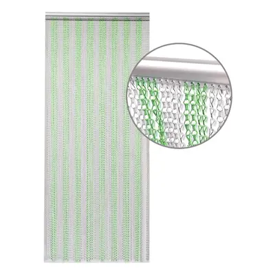 (Green Silver) Aluminium Chain Curtain x 90cm