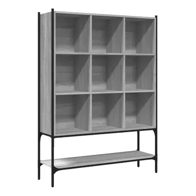 (grey sonoma) vidaXL Bookcase Bookshelf Storage Rack Highboard Book Rack Engineered Wood