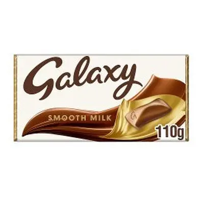 Galaxy Smooth Milk Chocolate Bar 110g (Pack of 24)