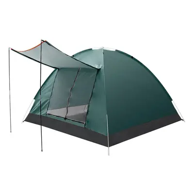 (Dark Green) Person Double Layer Camping Tent With Double Door Outdoor Waterproof Awning Tent 12