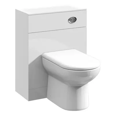 WC Unit - 600mm - Gloss White