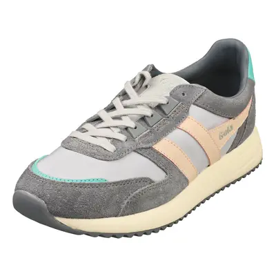 (6) Gola Chicago Womens Fashion Trainers in Grey Pink